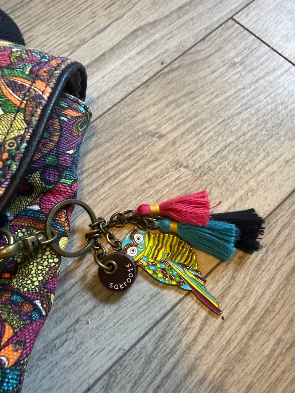 Sakroots convertible backpack crossbody bag - Picture 3 of 8